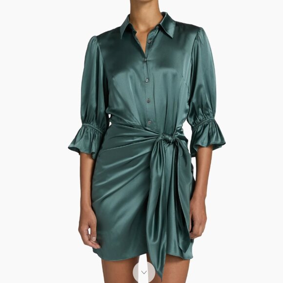 Cinq A Sept silk wrap dress NEVER WORN - Picture 1 of 3